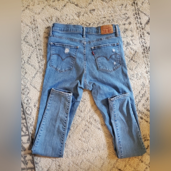 Levi's super skinny high rise jeans 30 x 30 - Picture 4 of 4